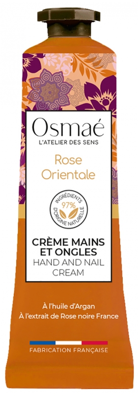 Crème mains et ongles Rose Orientale Osmaé - tube de 30 ml