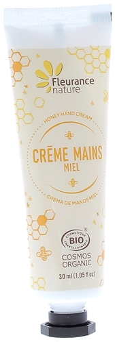 Crème mains miel bio Fleurance nature - tube de 30 ml