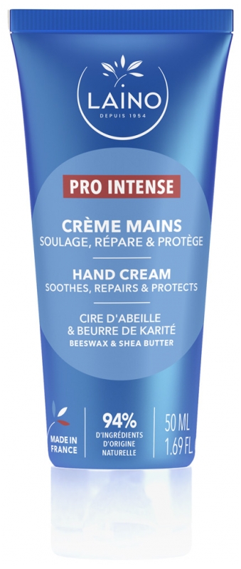 Crème mains sèches à abîmées Pro Intense Laino - tube de 50 ml