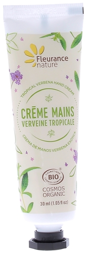 Crème mains verveine tropicale bio Fleurance nature - tube de 30 ml