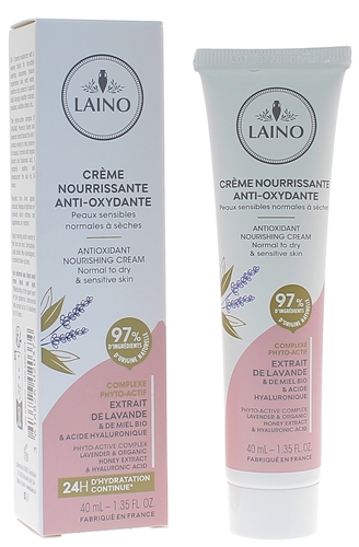 Crème nourrissante anti-oxydante Laino - tube de 40 ml