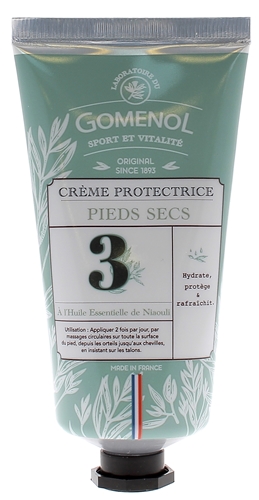 Crème protectrice pieds secs Gomenol - tube de 75 ml
