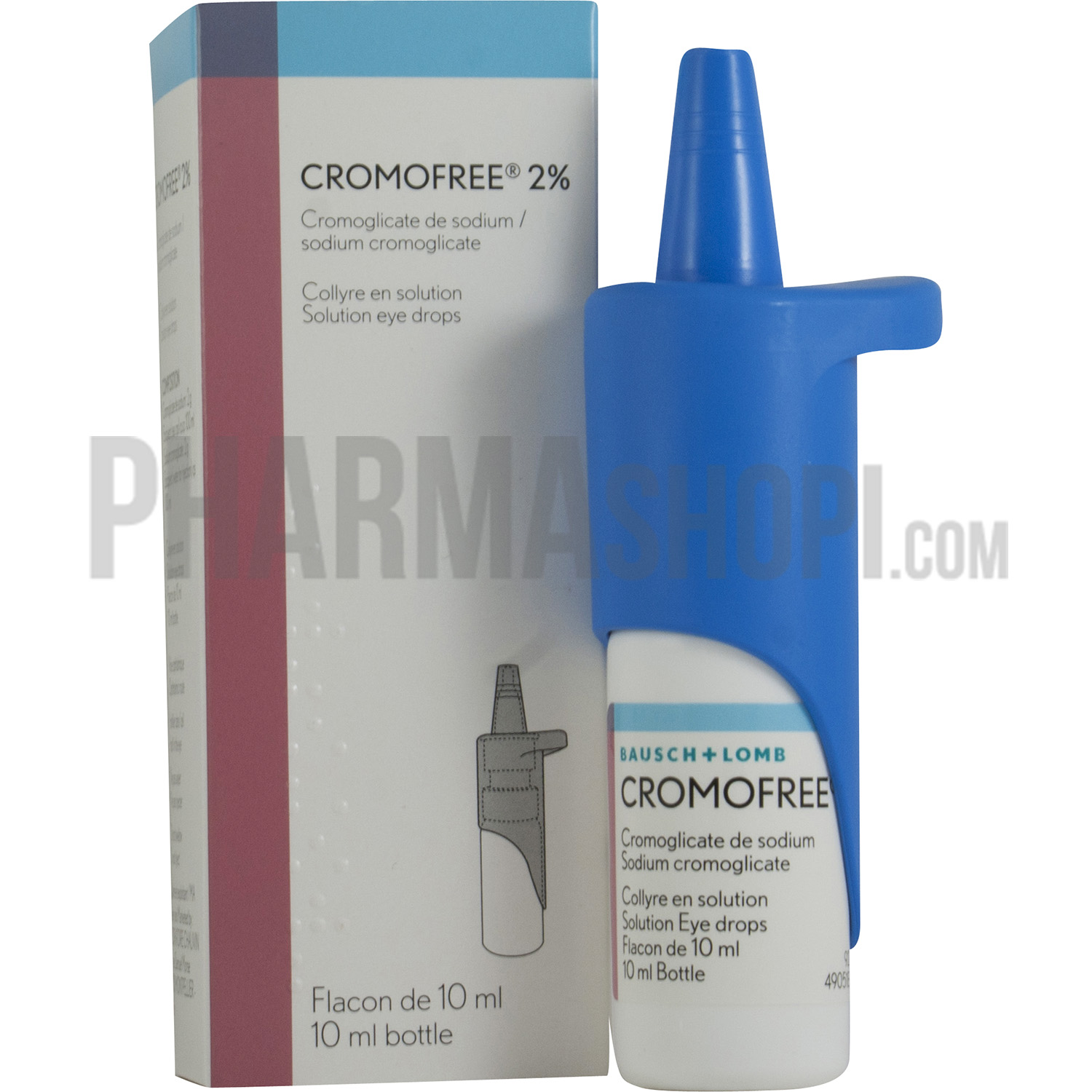 Cromofree 2% collyre en solution - boîte de 1 flacon de 10ml