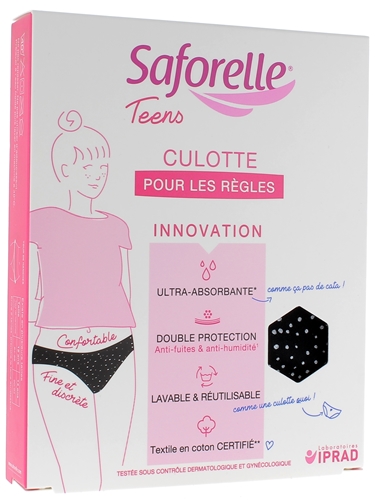 Culotte pour les règles Teens Saforelle - une culotte