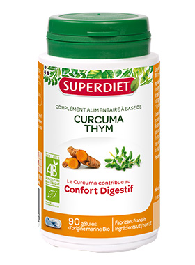 Curcuma Thym Bio Super Diet - 90 gélules