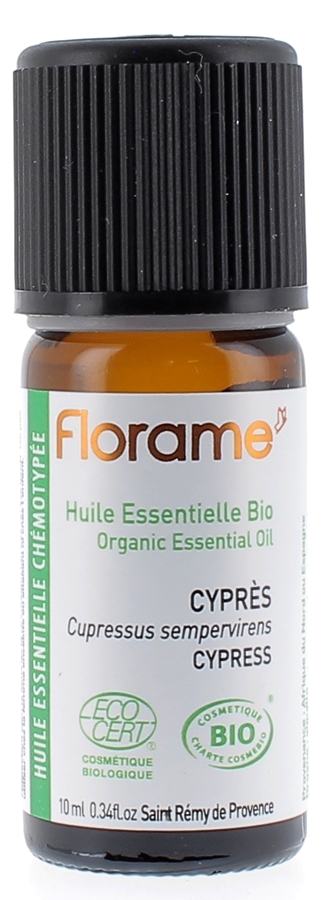 Cyprès huile essentielle bio Florame - flacon de 10 ml