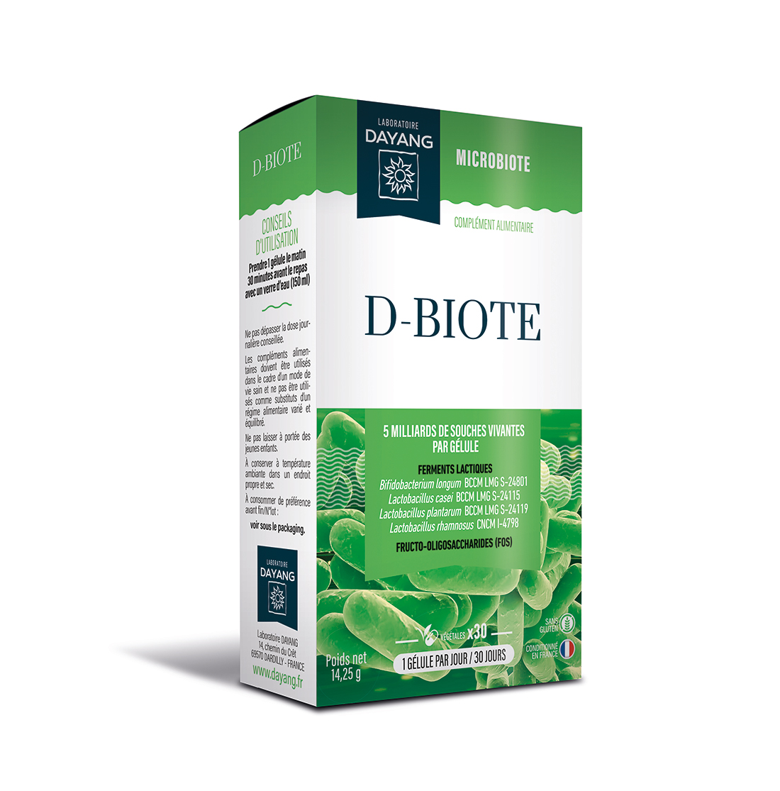 D-biote microbiote Dayang - boîte de 30 gélules