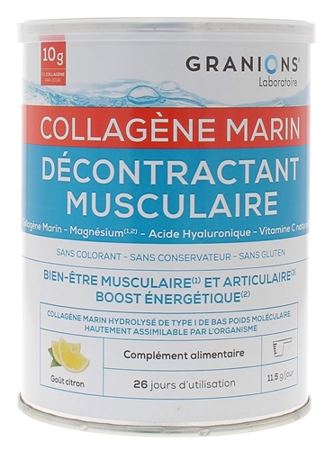 Décontractant musculaire Collagène marin Granions - pot de 300g