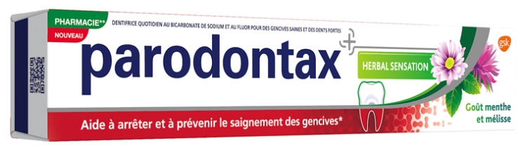 Dentifrice Herbal Sensation Parodontax - tube de 75 ml