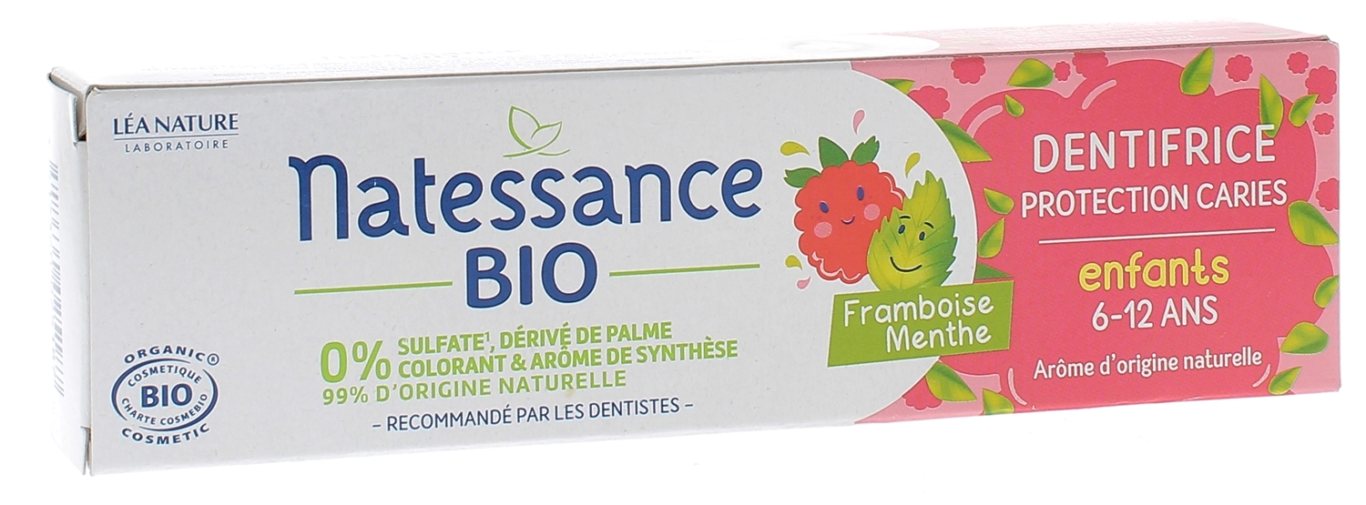 Dentifrice Protection caries enfants 612 ans bio Natessance hygiène — free download