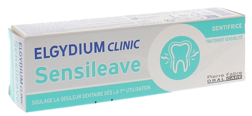 Dentifrice Sensileave Elgydium Clinic - tube de 50 ml