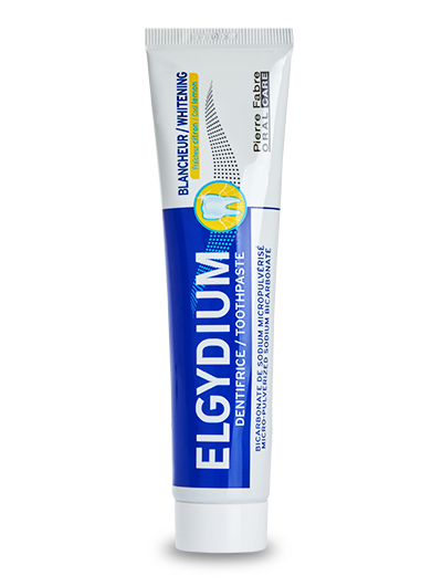 Dentifrice blancheur fraîcheur citron Elgydium - tube de 75 ml