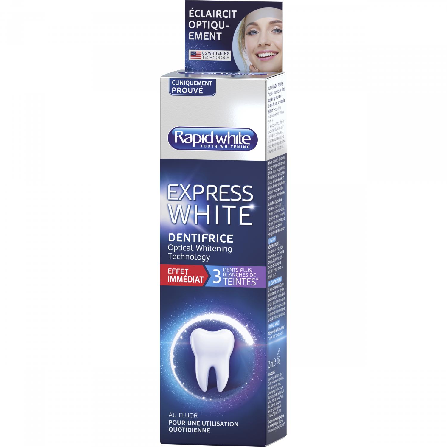 Dentifrice direct white Rapid White - tube de 75 ml