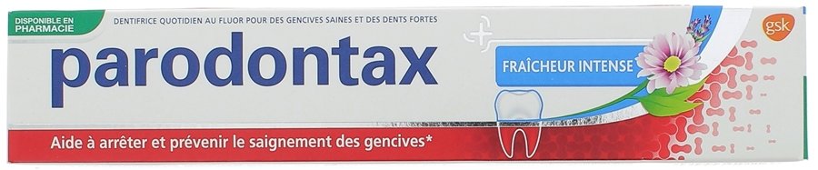 Dentifrice fraîcheur intense Parodontax - tube de 75 ml