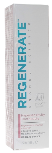 Dentifrice hypersensibilité dentaire Regenerate - tube de 75ml