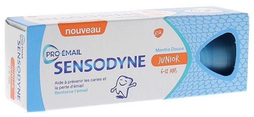 Dentifrice pro-émail junior Sensodyne - tube de 50ml