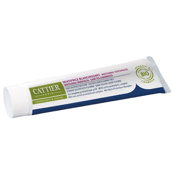 Dentifrice sans sulfate sans fluor Bio Cattier - tube 75 ml