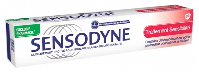 Dentifrice traitement sensibilité Sensodyne - tube de 75 ml
