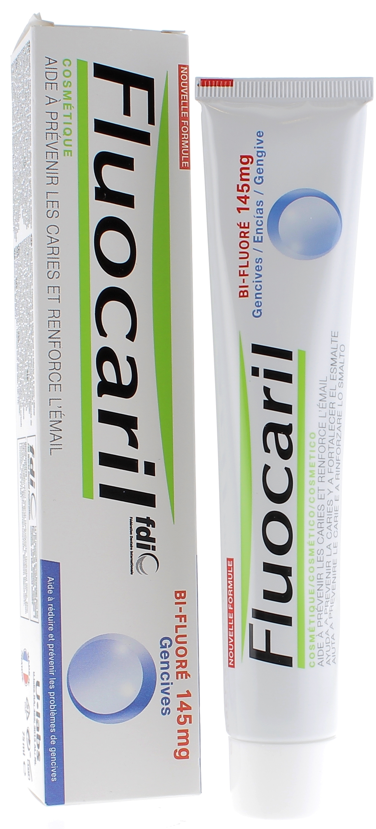 Dentiftrice Bi-fluoré 145mg Gencives Fluocaril - tube de 75ml