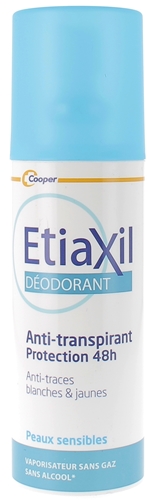 Déodorant anti-transpirant 48h Etiaxil - spray de 100 ml