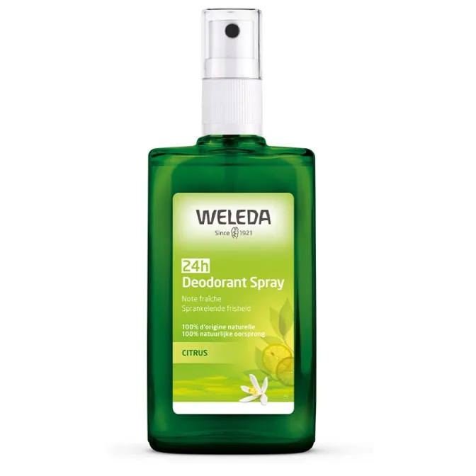 Déodorant au Citrus 24h bio Weleda - spray de 100 ml