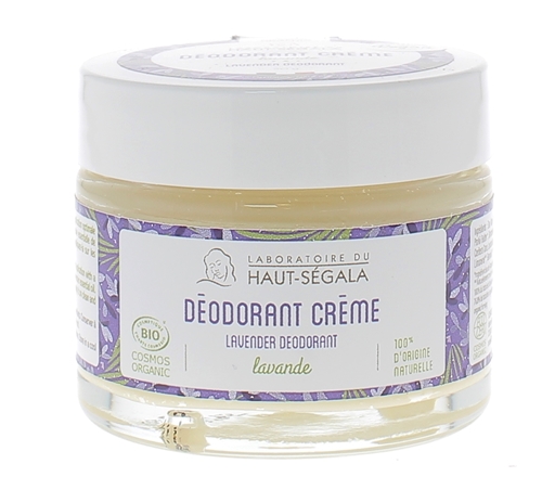 Déodorant crème lavande bio Haut-Ségala - pot de 50 g