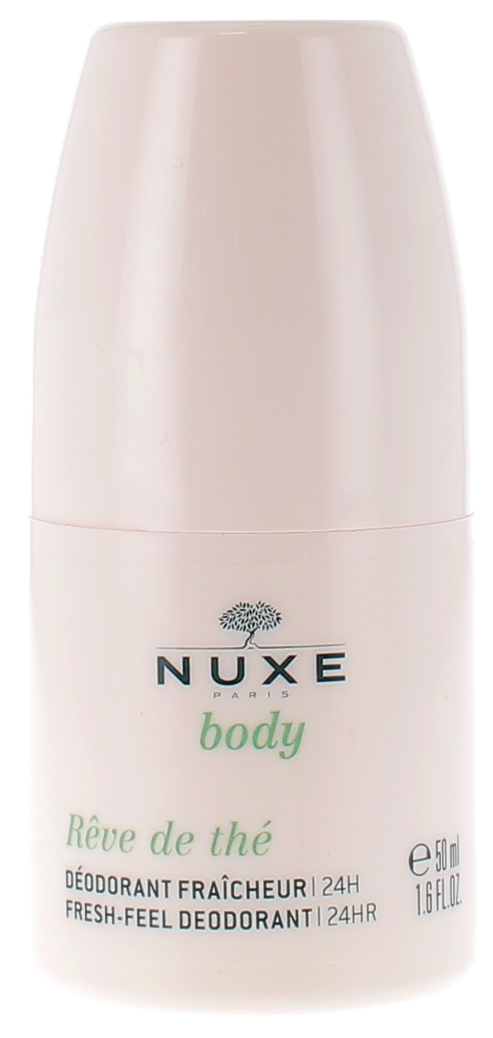 Déodorant fraîcheur 24h body Rêve de thé Nuxe - roll-on de 50 ml