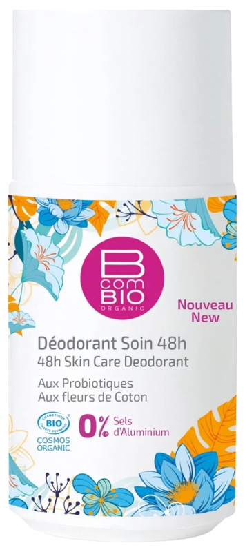 Déodorant soin 48H bio BcomBIO - roll-on de 50 ml