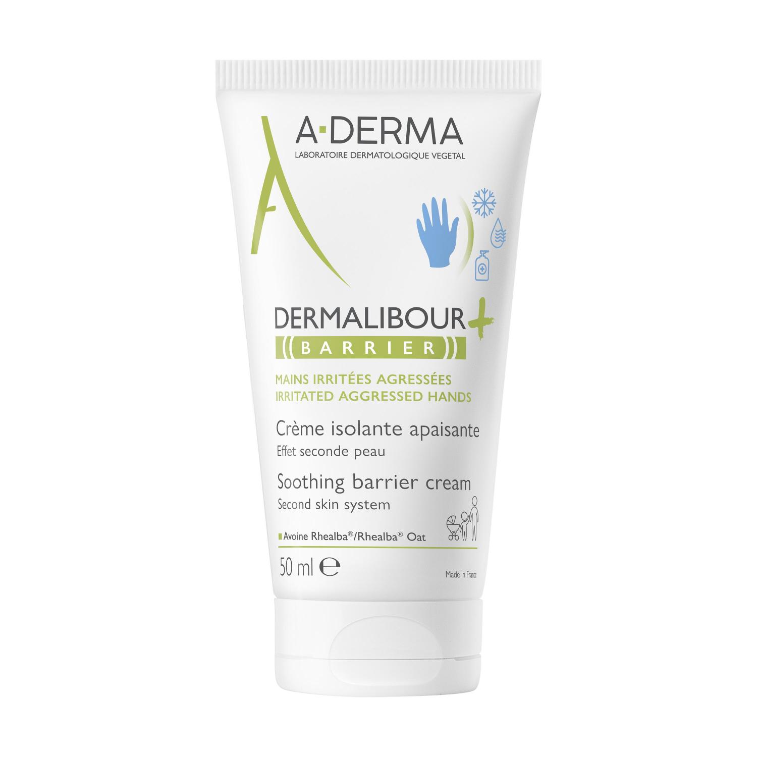 Dermalibour+ Barrier Crème isolante apaisante A-Derma - tube de 50ml