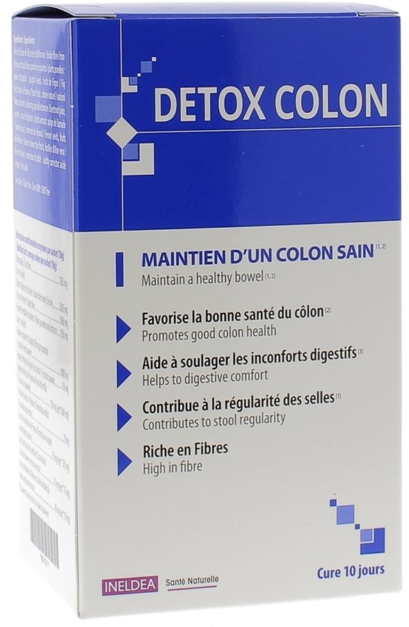 Detox CoIon Ineldea Santé Naturelle - boîte de 10 sachets