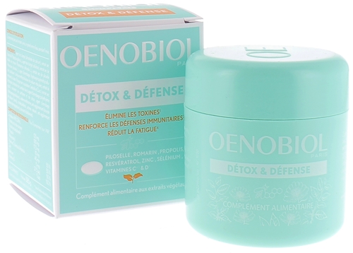 Détox & défense Oenobiol - boîte de 60 comprimés