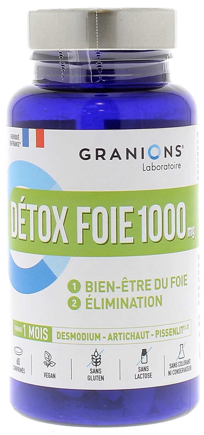 Complément Alimentaire Détox Foie 1000 Mg à Base De TUDCA - Boîte De 30, 60 Ou 120 Gélules - Valable Jusqu'en 07/2027