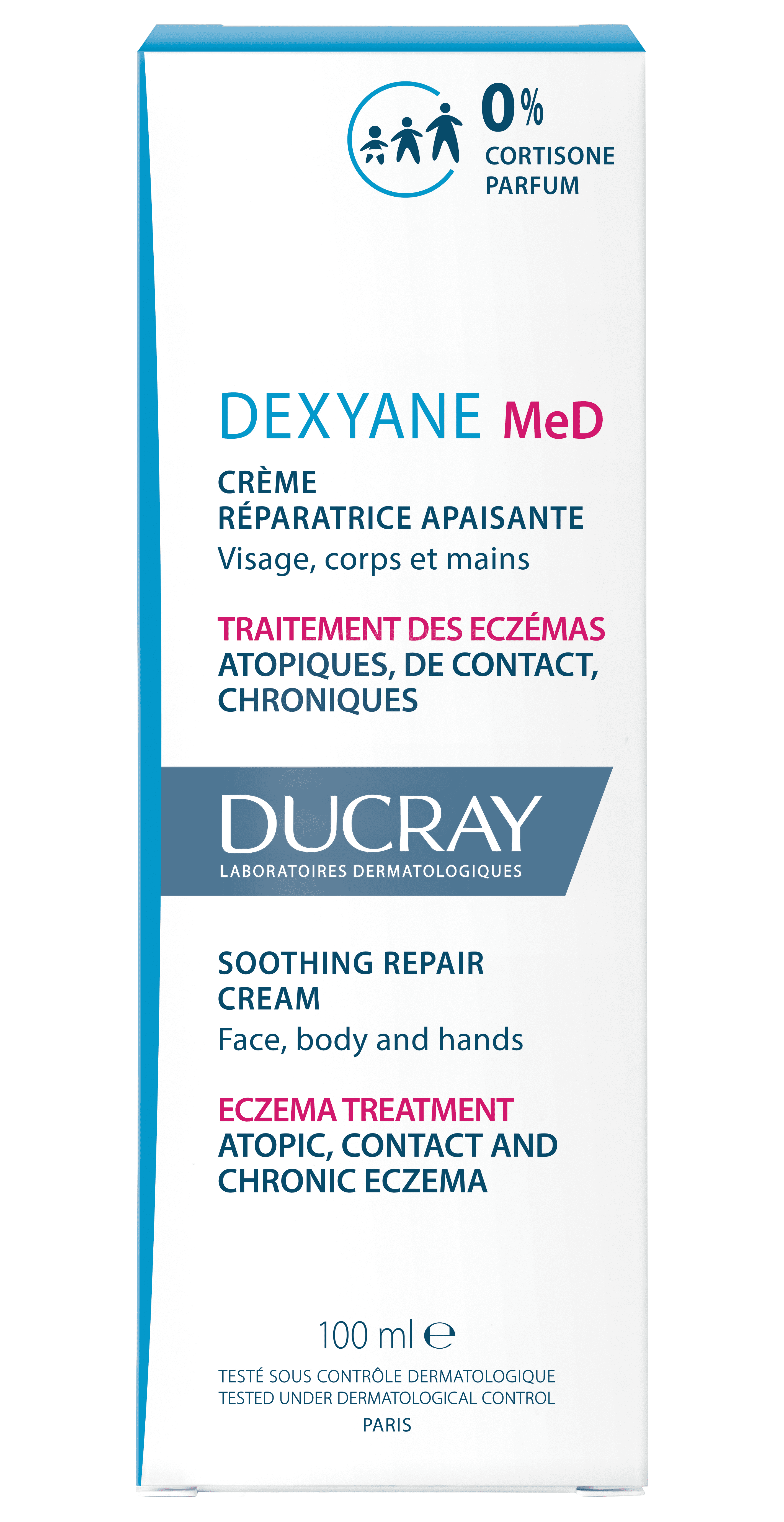 Dexyane MeD crème réparatrice apaisante Ducray - traitement eczéma