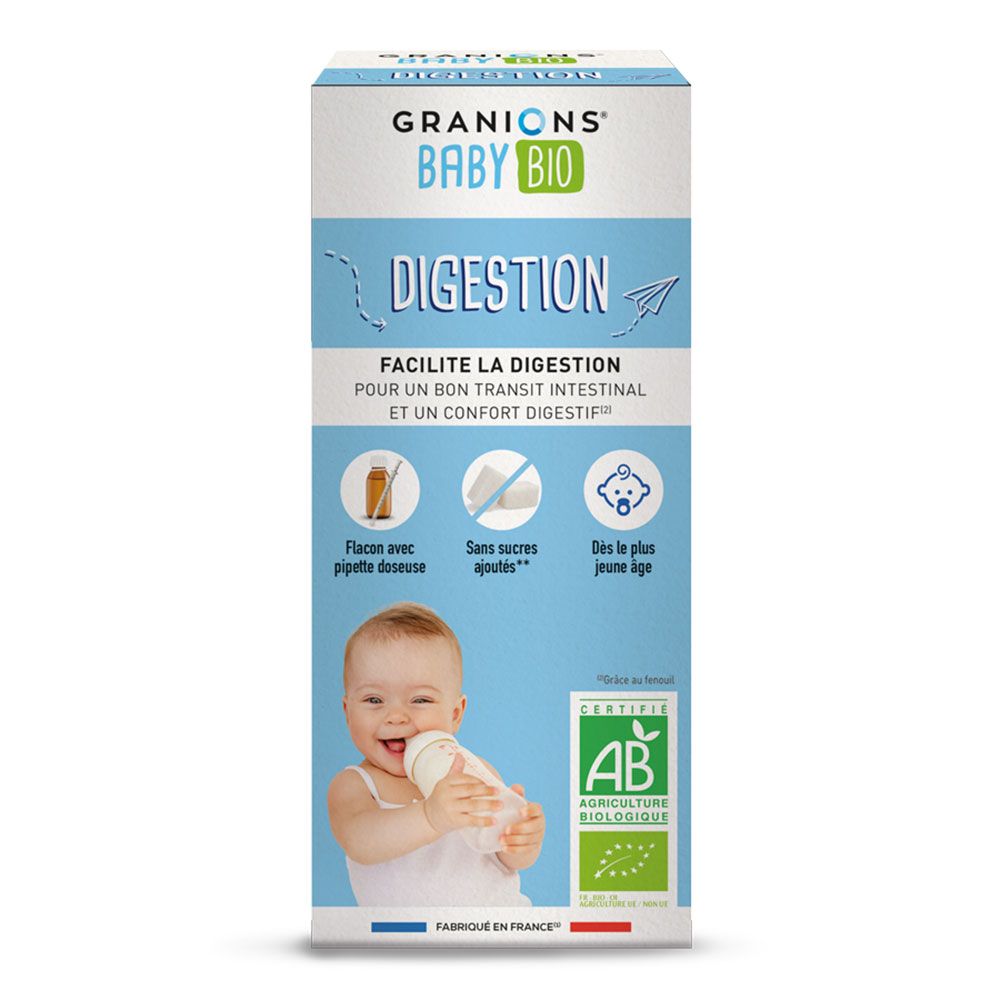 Digestion bio baby Granions - flacon-pipette de 125ml