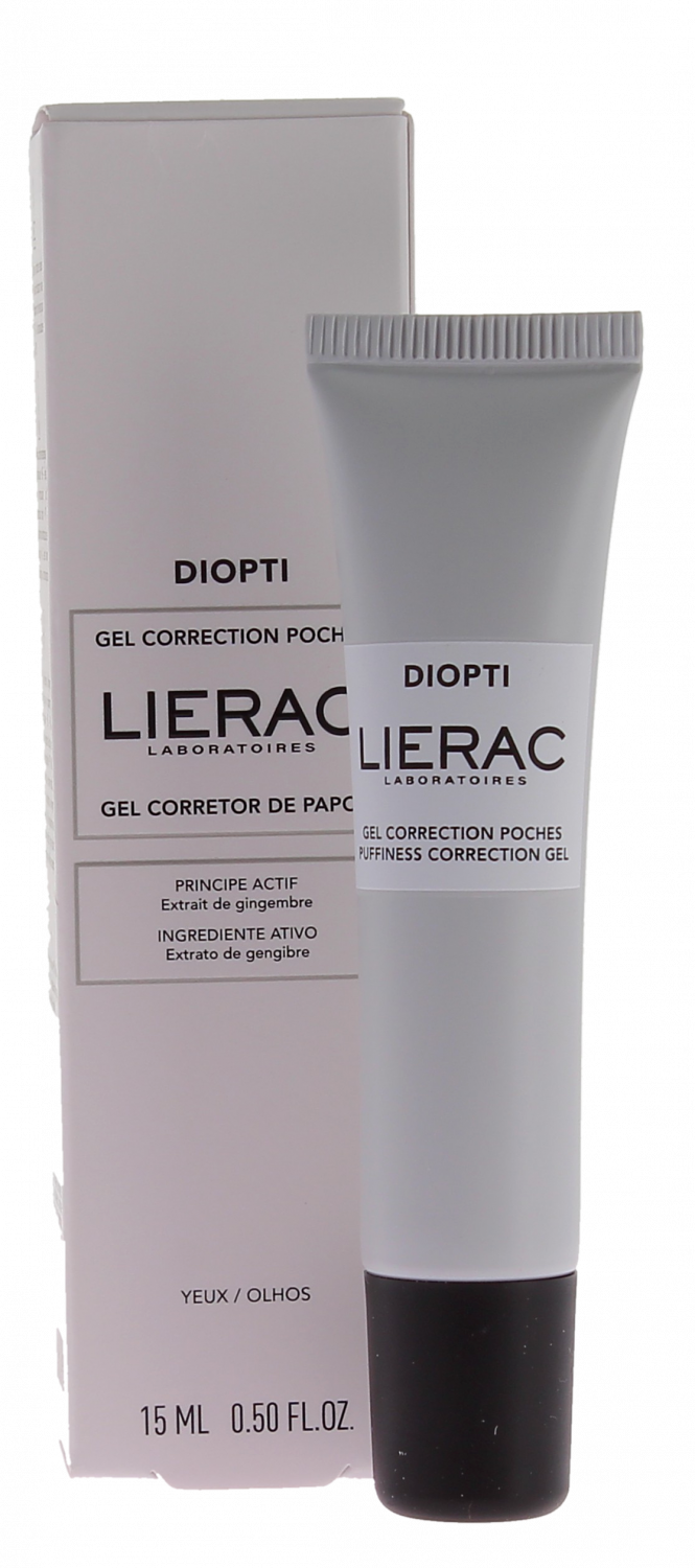 Diopti gel correction poches Lierac - tube de 15 ml
