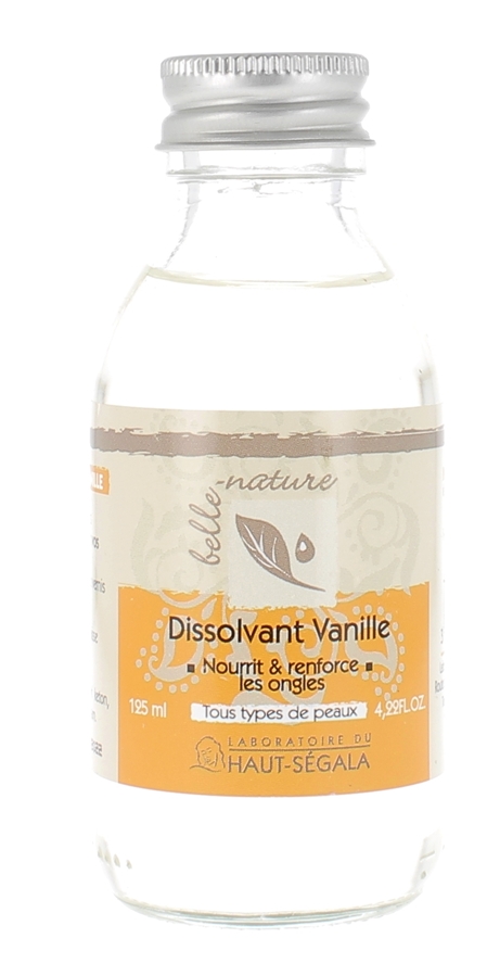 Dissolvant vanille Haut-Ségala - Flacon de 125ml