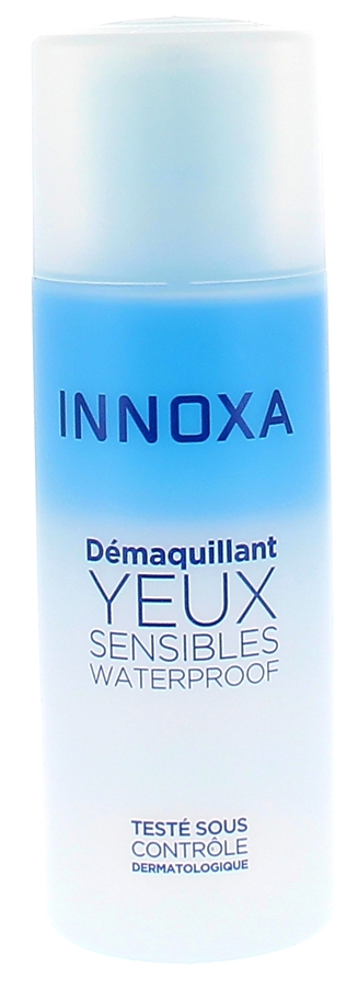 Démaquillant yeux sensibles waterproof Innoxa, flacon de 100 ml