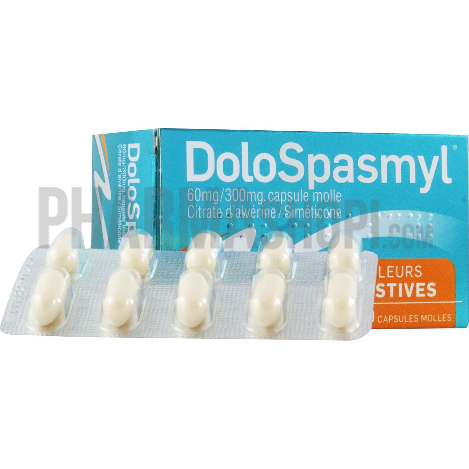 Dolospasmyl douleurs digestives - boite de 40 capsules