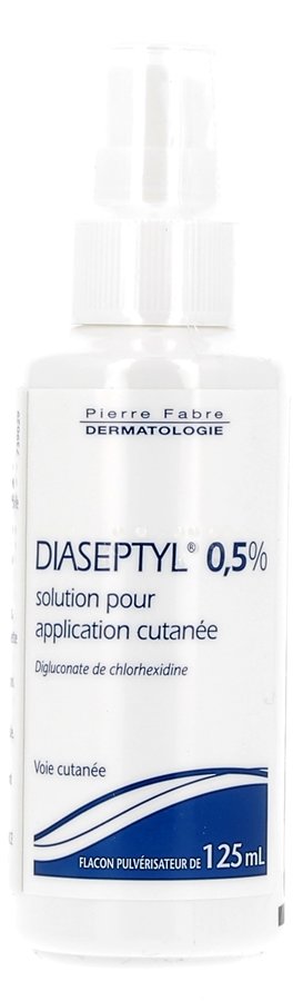 Diaseptyl 0,5% solution pour application cutanée Pierre Fabre - flacon de 125ml