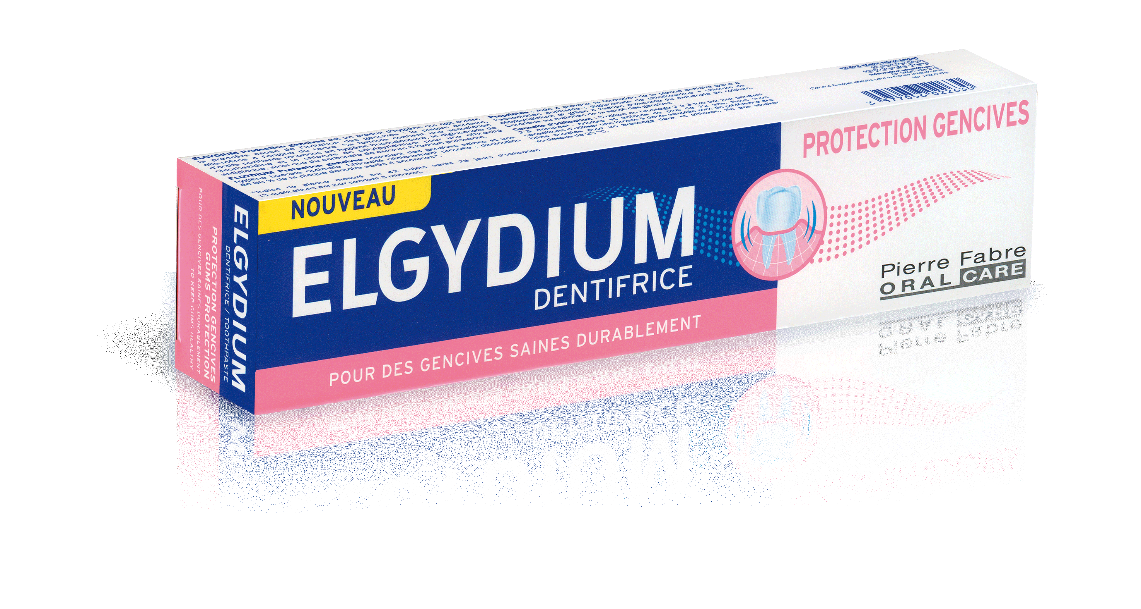 Dentifrice protection gencives Elgydium - tube de 75 ml