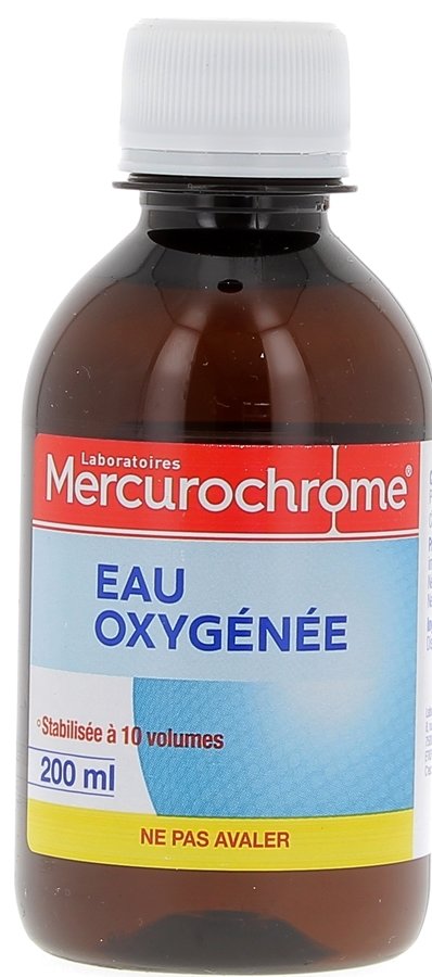 Eau oxygénée Mercurochrome - flacon de 200 ml