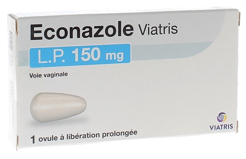 Econazole ovule 150 mg Viatris - boîte de 1 ovule