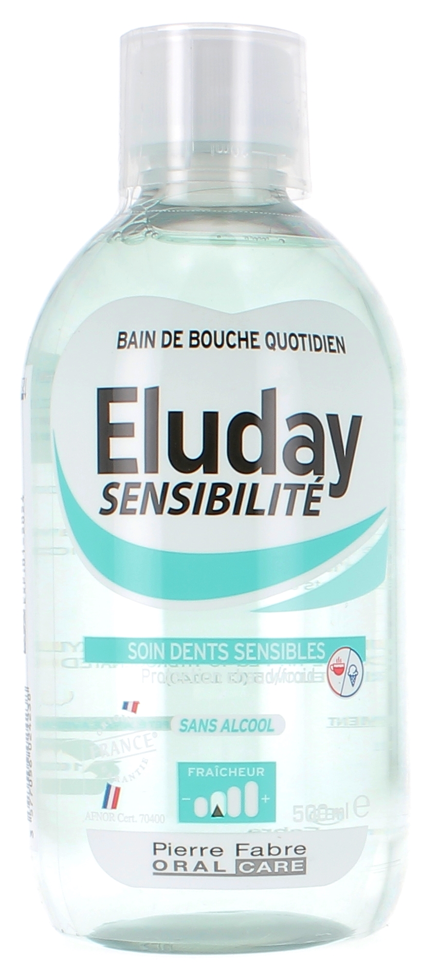 Eluday Sensibilité Bain de bouche Pierre Fabre - flacon de 500 ml + gobelet doseur