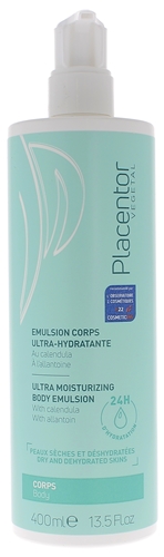 Emulsion corps ultra-hydratante Placentor végétal - flacon-pompe de 400 ml