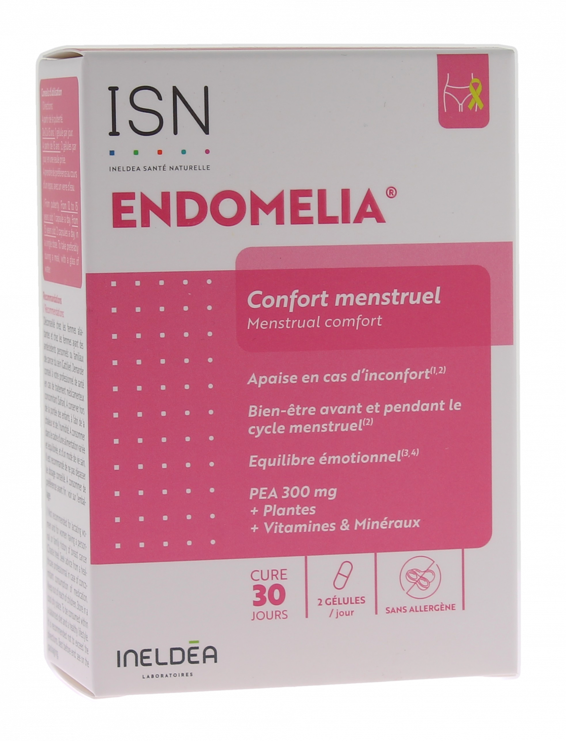 Endomelia confort menstruel Ineldea - boite de 60 gélules