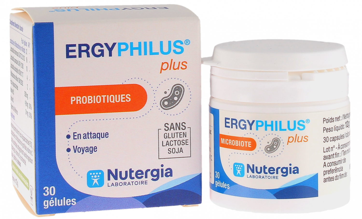 Ergyphilus Plus Nutergia - boîte de 30 gélules