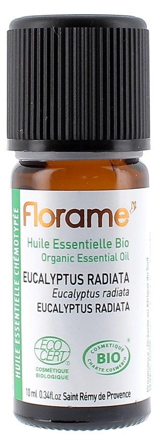 Eucalyptus radiata huile essentielle bio Florame - flacon de 10 ml