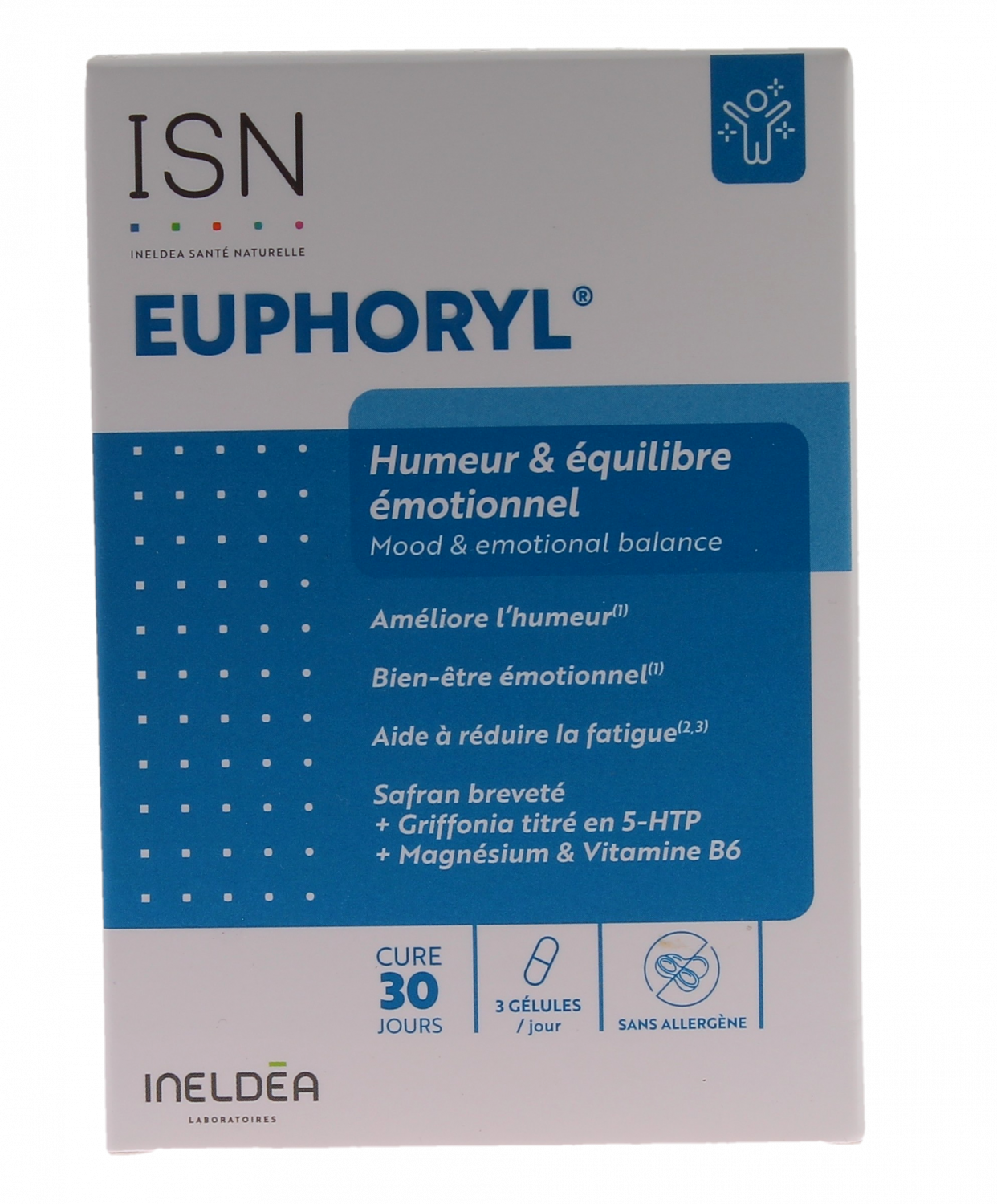 Europhyl humeur & équilibre émotionnel Ineldea - boite de 90 gélules