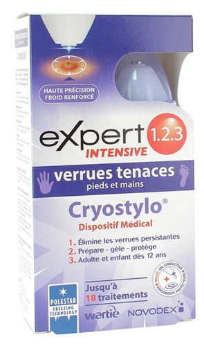 Expert 1.2.3 Cryostylo verrues tenaces Novodex - boîte de 1 stylo