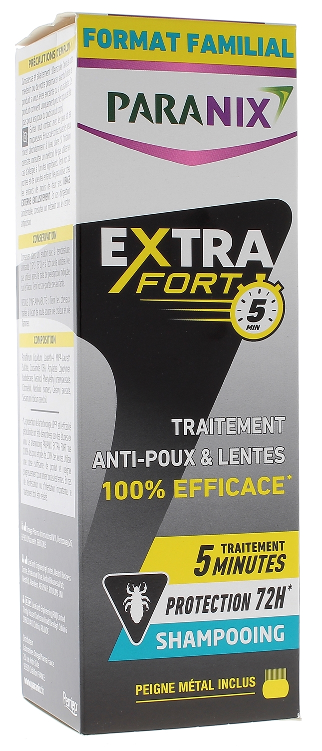 Extra Fort Shampooing anti-poux Paranix - flacon de 300 ml